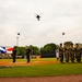82nd ABN DIV Chorus and Color Guard perform at Segra Stadium