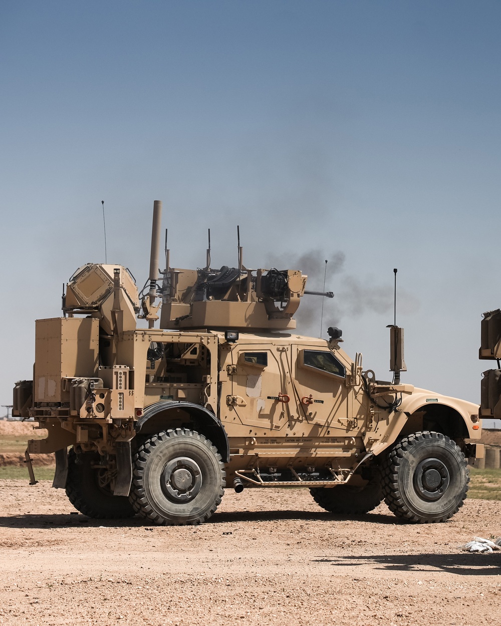 Mass. Guard Soldiers Test Fire 30mm Cannon