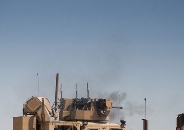 Mass. Guard Soldiers Test Fire 30mm Cannon