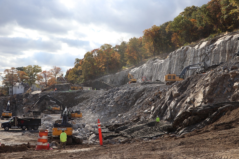 Construction at West Point, New York District