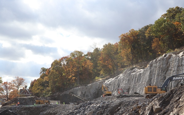 Construction at West Point, New York District