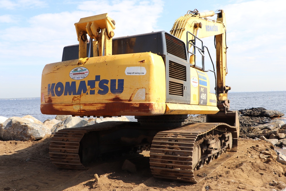 Construction at Union Beach with North Atlantic Division