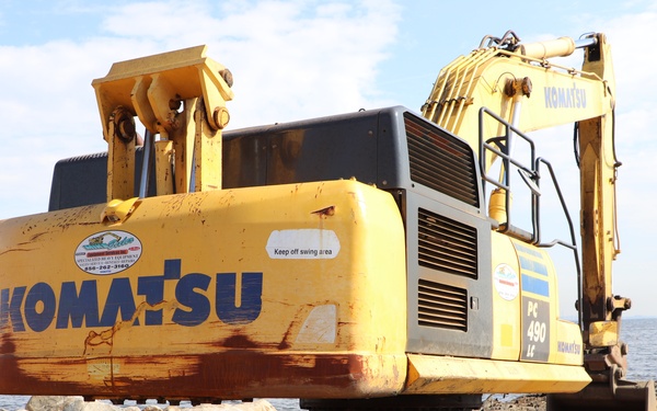 Construction at Union Beach with North Atlantic Division