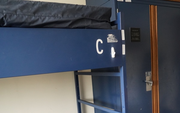 Huntington Hall Naval Berthing Facility receives new furniture