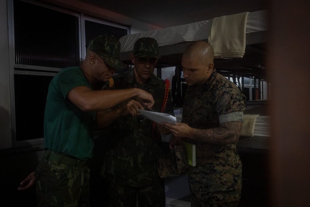 U.S. Marines Corps Recruit Training Subject Matter Experts attend SMEE in CIAMPA, Brazil