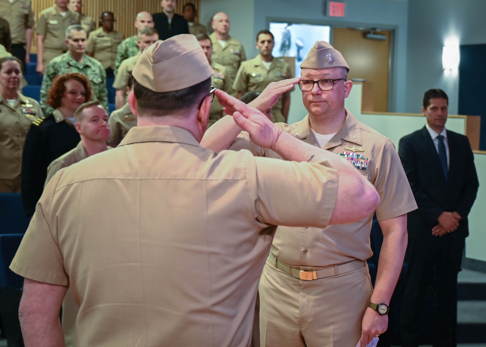 ONI Hosts Navy Reserves Change of Command