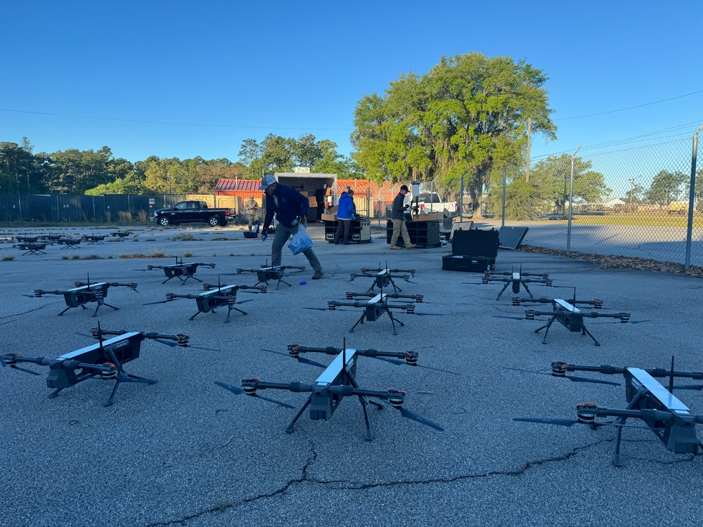 Marne Focus 2024 drone swarm