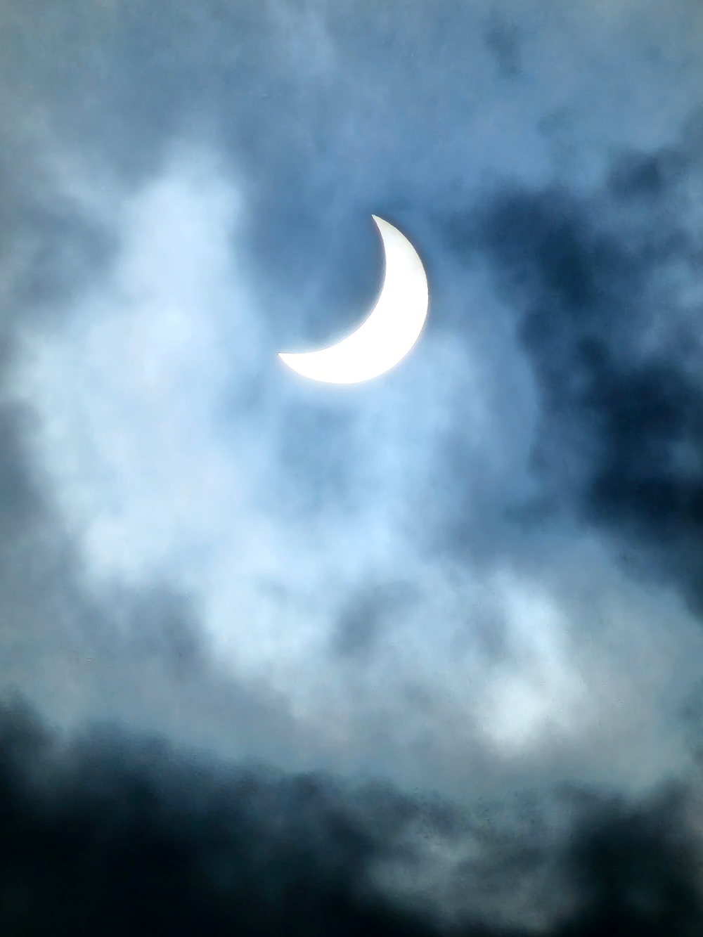 Observing a solar eclipse at Fort McCoy