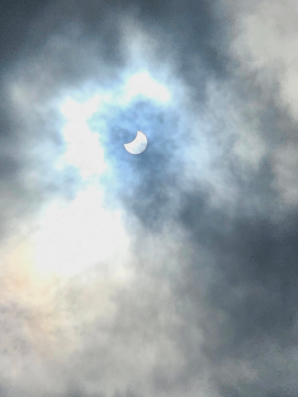 Observing a solar eclipse at Fort McCoy