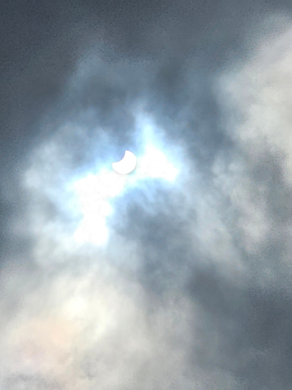 Observing a solar eclipse at Fort McCoy