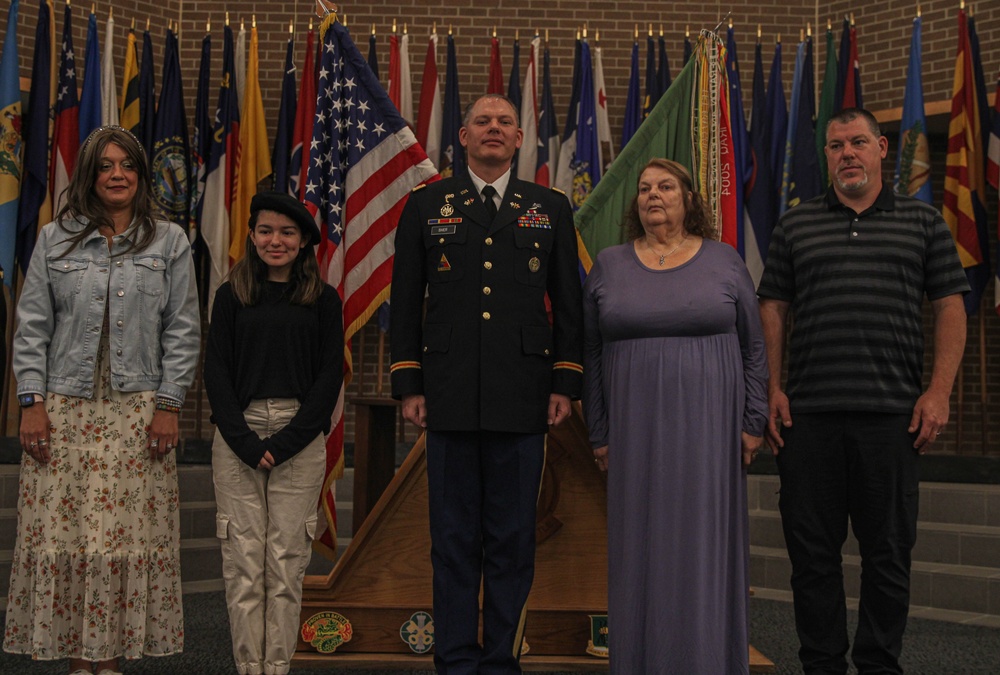 Maj. Brian Baier Promotion Ceremony