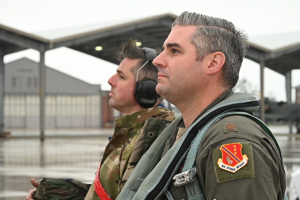 Airmen Conduct Preflight Checks on A-10C Thunderbolt II Aircraft at Selfridge Air National Guard Base