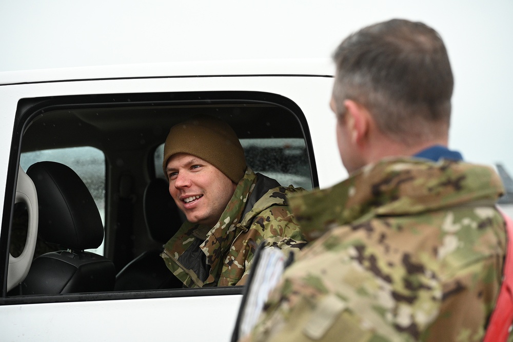 Avionics Technicians Discuss Systems Check on A-10C Thunderbolt II Aircraft at Selfridge Air National Guard Base