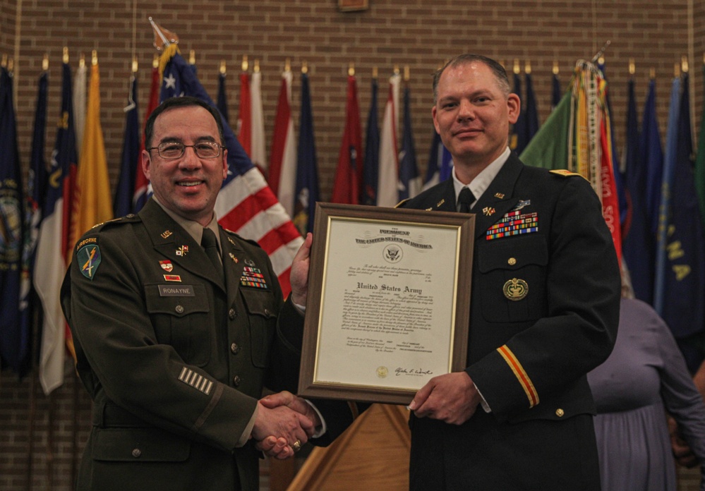 Maj. Brian Baier Promotion Ceremony