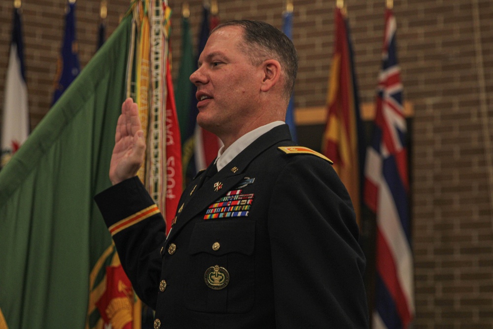 Maj. Brian Baier Promotion Ceremony