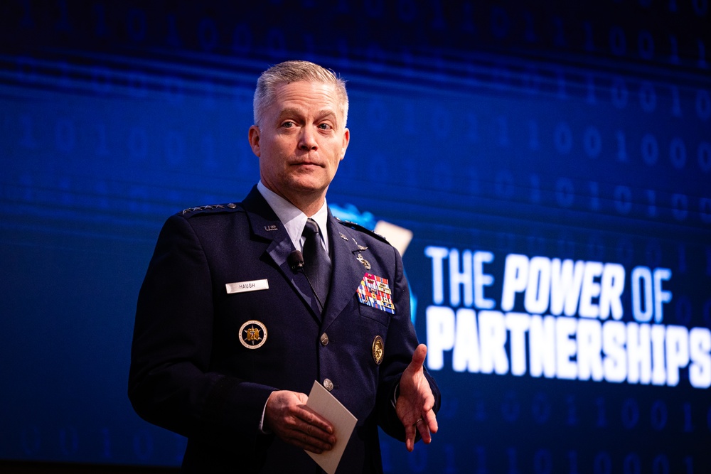 Gen. Timothy Haugh Gives Opening Remarks at U.S. Cyber Command Legal Conference