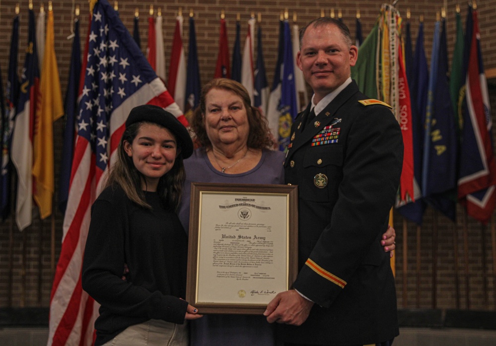Maj. Brian Baier Promotion Ceremony