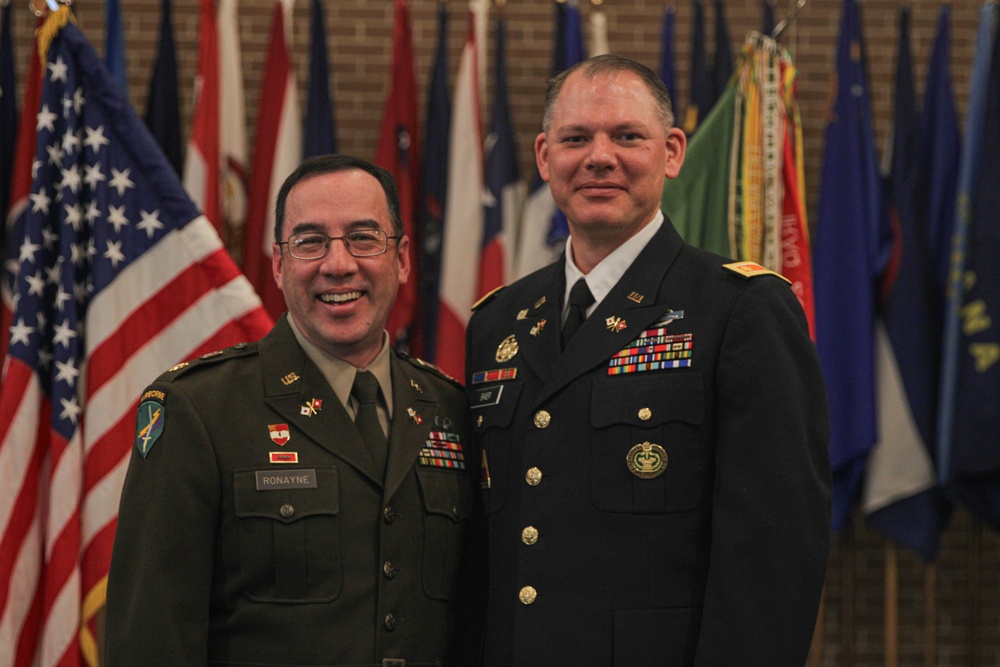 Maj. Brian Baier Promotion Ceremony