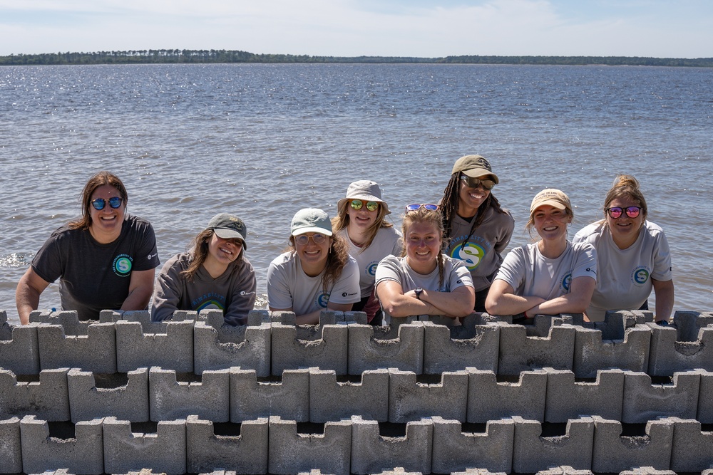 Tri-Command builds oyster castles
