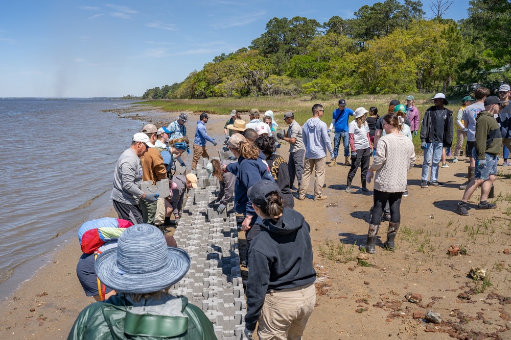 Tri-Command builds oyster castles