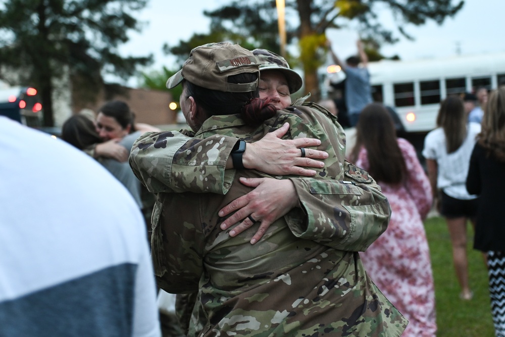 169th Fighter Wing Expeditionary Air Base deployment return