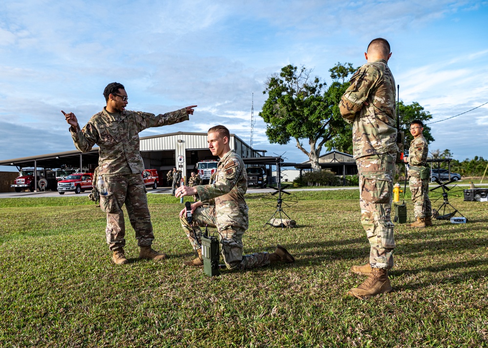 Airmen establish comms during RT 24-1