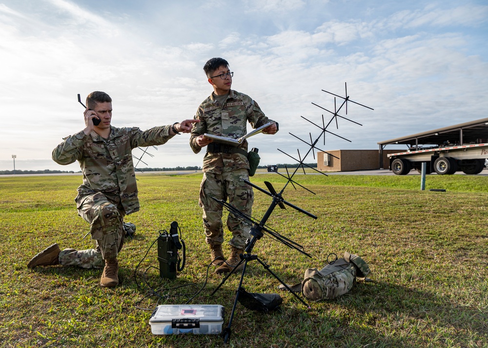 Airmen establish comms during RT 24-1