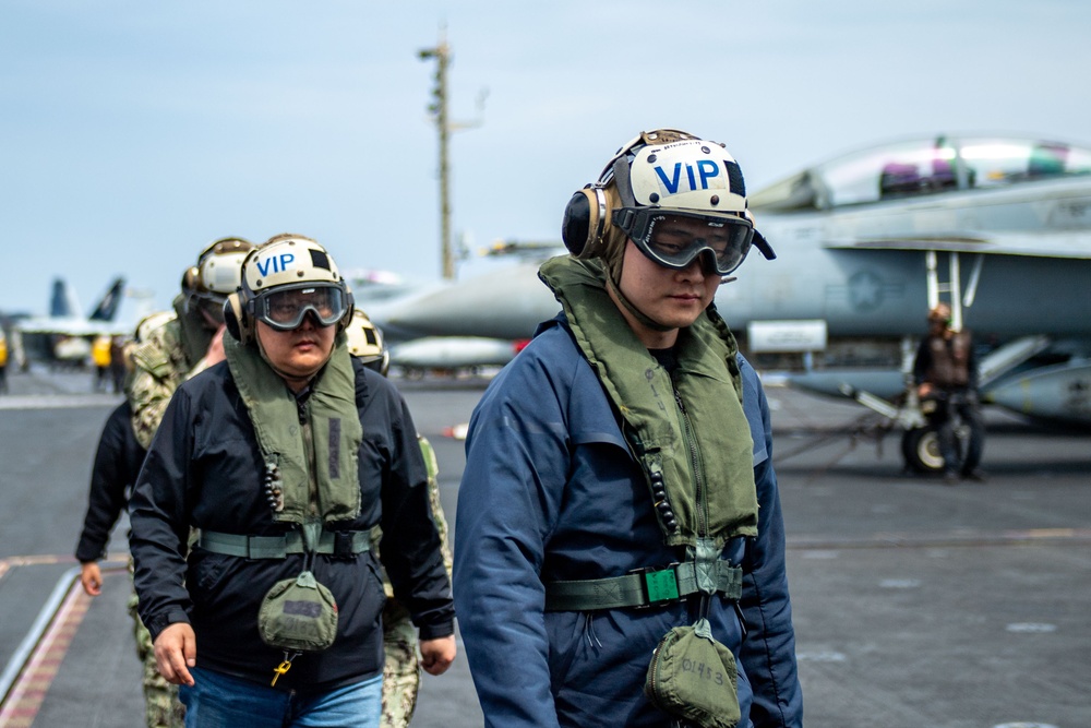 Theodore Roosevelt Carrier Strike Group Trilateral Maritime Exercise