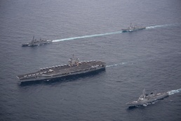 Theodore Roosevelt Carrier Strike Group Trilateral Maritime Exercise