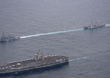 Japan, Republic of Korea, U.S. Navies Partner in Trilateral Maritime Exercise