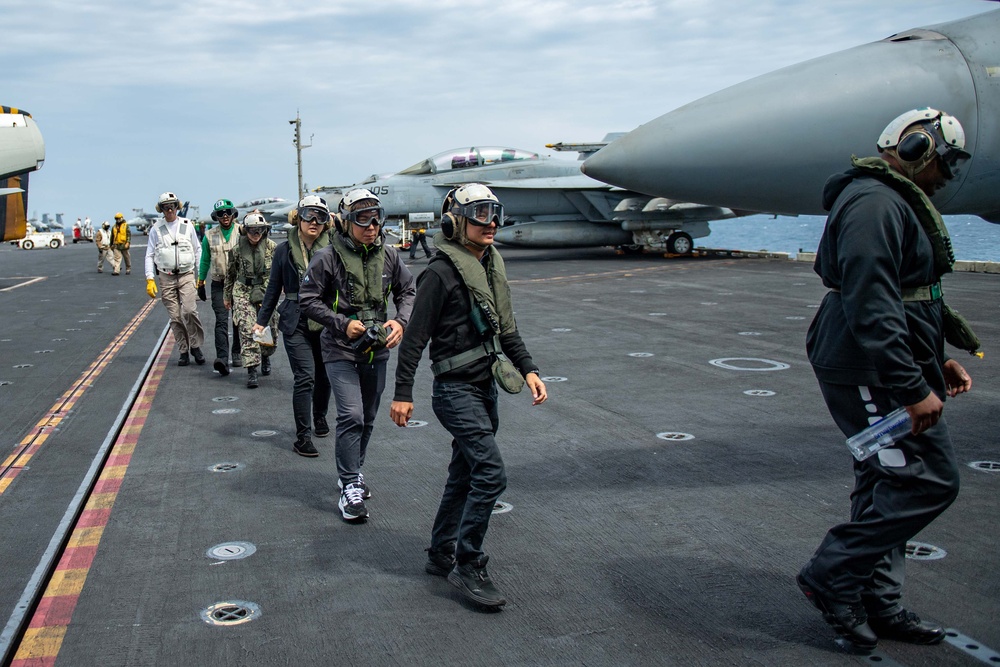 Theodore Roosevelt Carrier Strike Group Trilateral Maritime Exercise