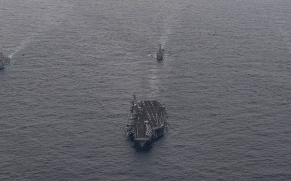 Theodore Roosevelt Carrier Strike Group Trilateral Maritime Exercise