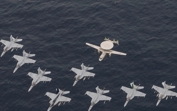 Theodore Roosevelt Carrier Strike Group Trilateral Maritime Exercise