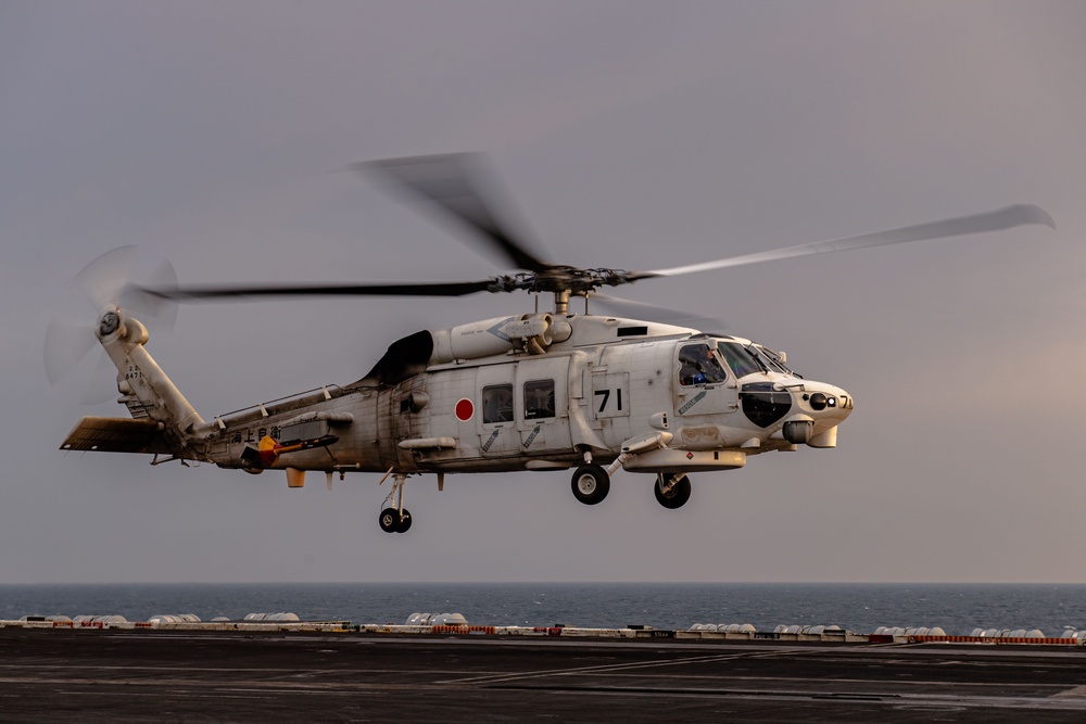 Theodore Roosevelt Carrier Strike Group Trilateral Maritime Exercise