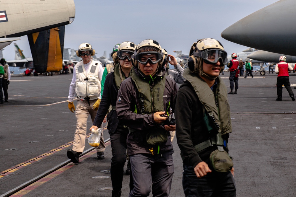 Theodore Roosevelt Carrier Strike Group Trilateral Maritime Exercise