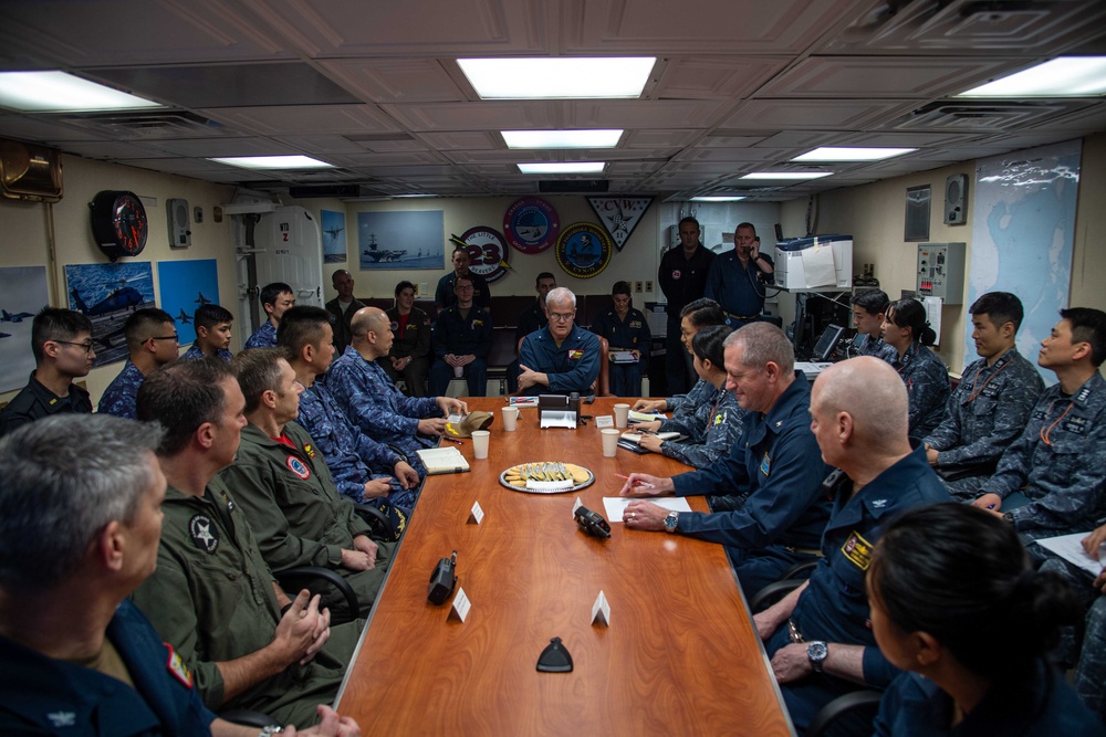 Theodore Roosevelt Carrier Strike Group Trilateral Maritime Exercise