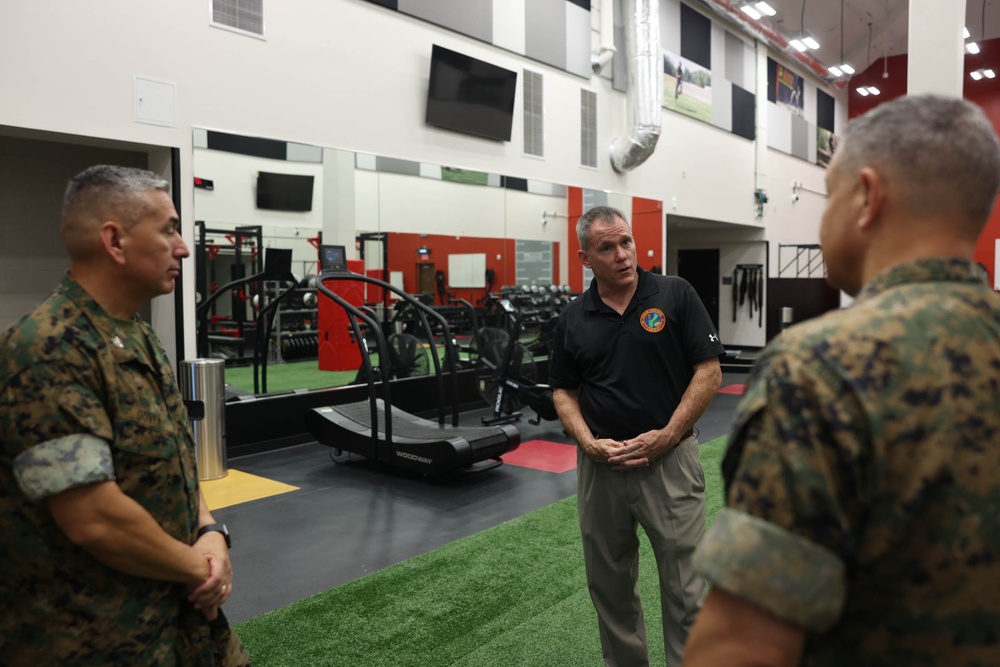 3rd MLG CG visits Marine Corps Base Camp Blaz