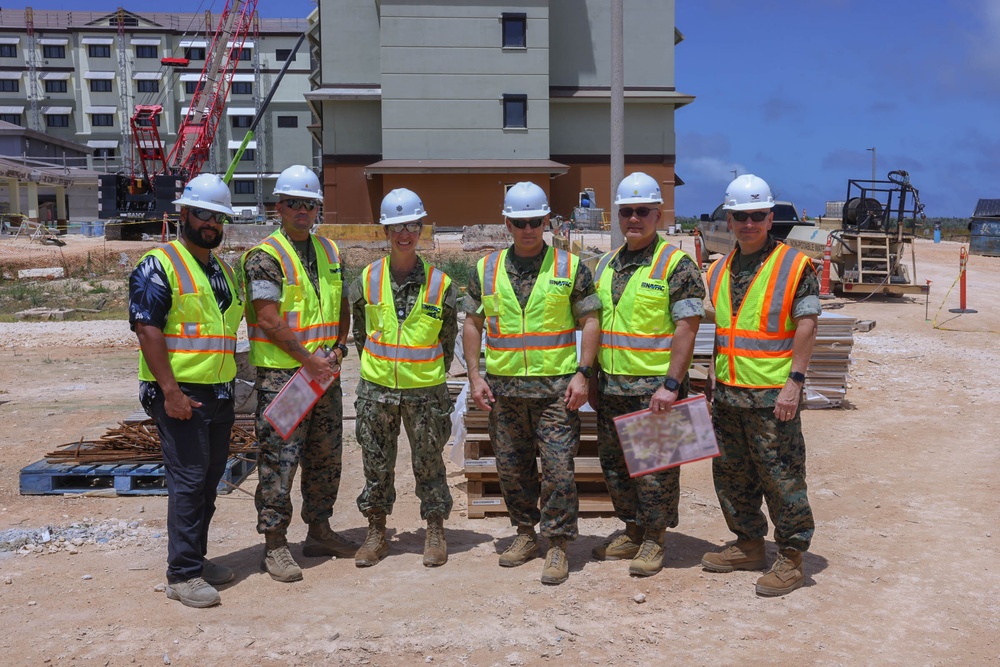 3rd MLG CG visits Marine Corps Base Camp Blaz