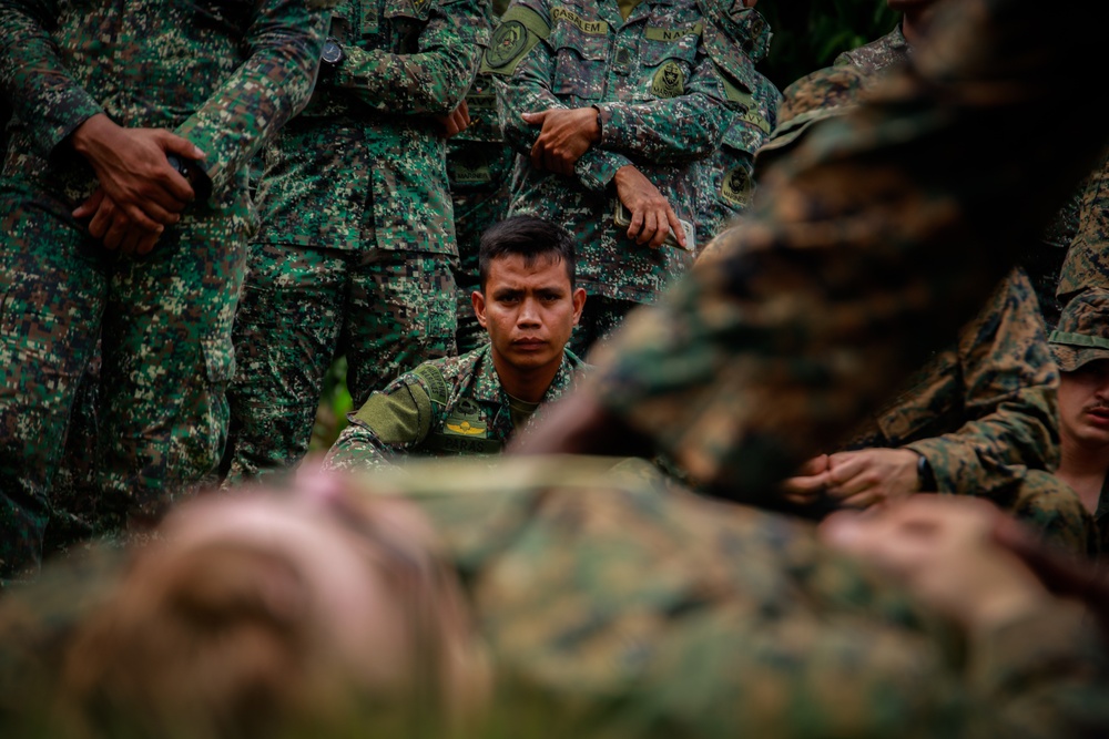 MAREX 24: U.S. Marines, Armed Forces of the Philippines participate in tactical combat casualty care, jungle patrol training