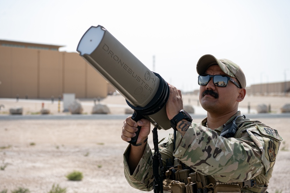 Security team conducts counter sUAS training