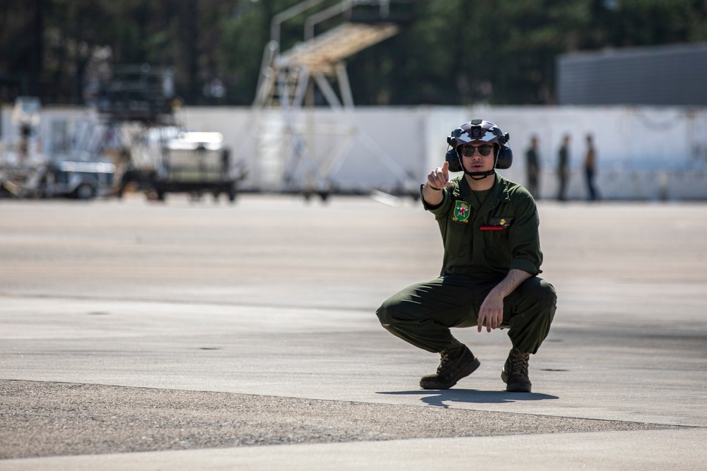 The Green Knights complete a third cross-country flight to South Korean air base