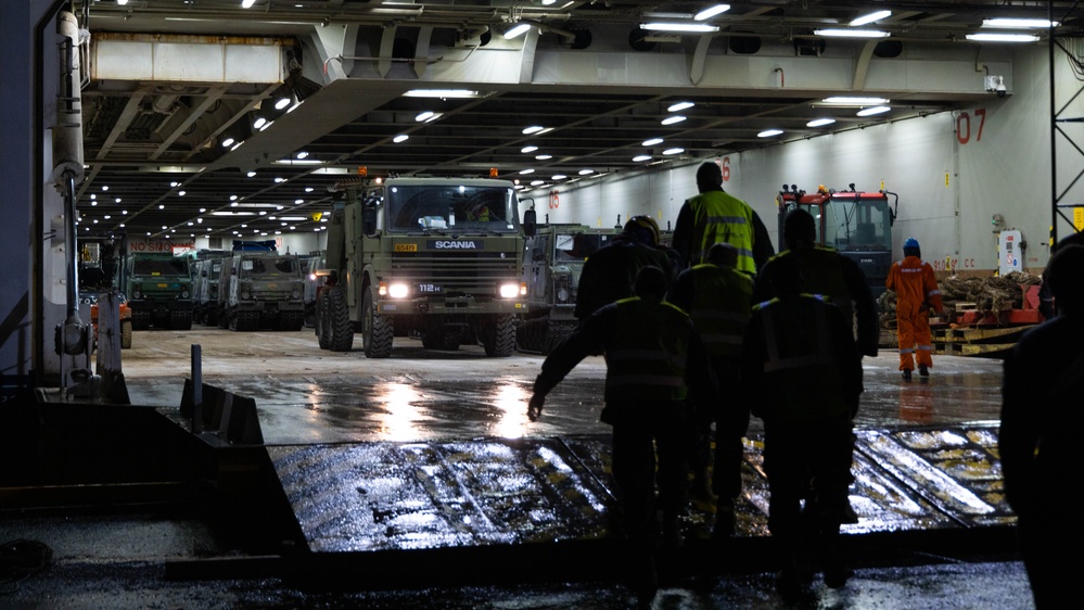 U.S. Marine Corps and Norwegian Army Port Operations at Muruvik