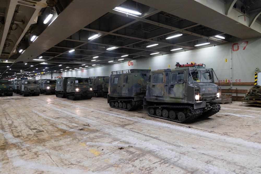 U.S. Marine Corps and Norwegian Army Port Operations at Muruvik
