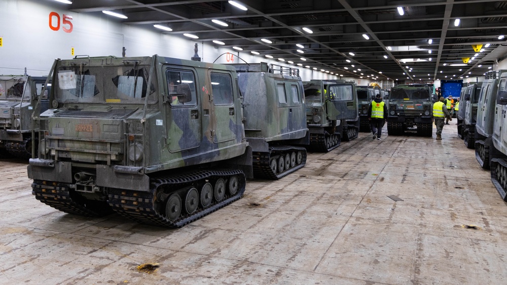 U.S. Marine Corps and Norwegian Army Port Operations at Muruvik