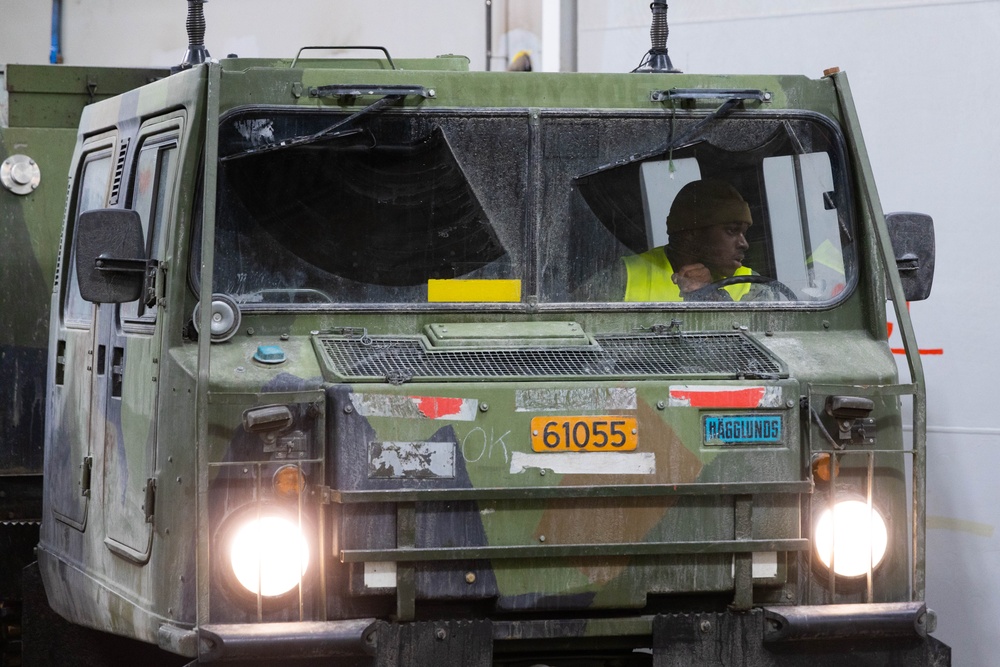 U.S. Marine Corps and Norwegian Army Port Operations at Muruvik