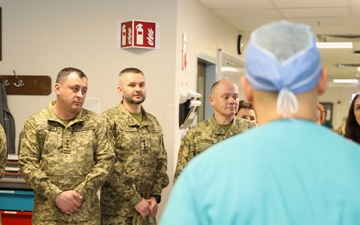 U.S. Army medical leaders in Germany host Ukraine military medical delegation