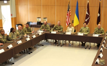U.S. Army medical leaders in Germany host Ukraine military medical delegation