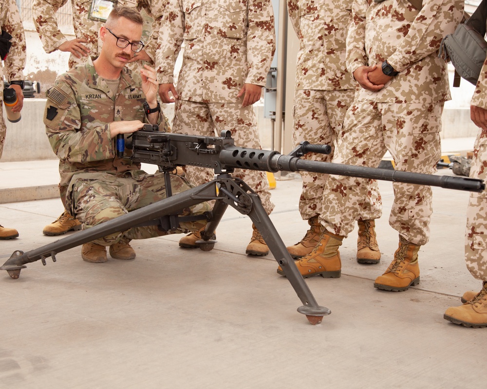 Apache Troop hosts Japanese Self-Defense Force for weapons training