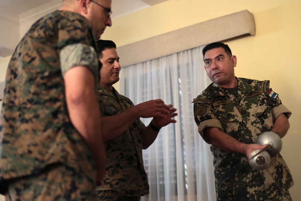 Infantería de Marina de Armada Paraguay hosts U.S. Marines for planning conference