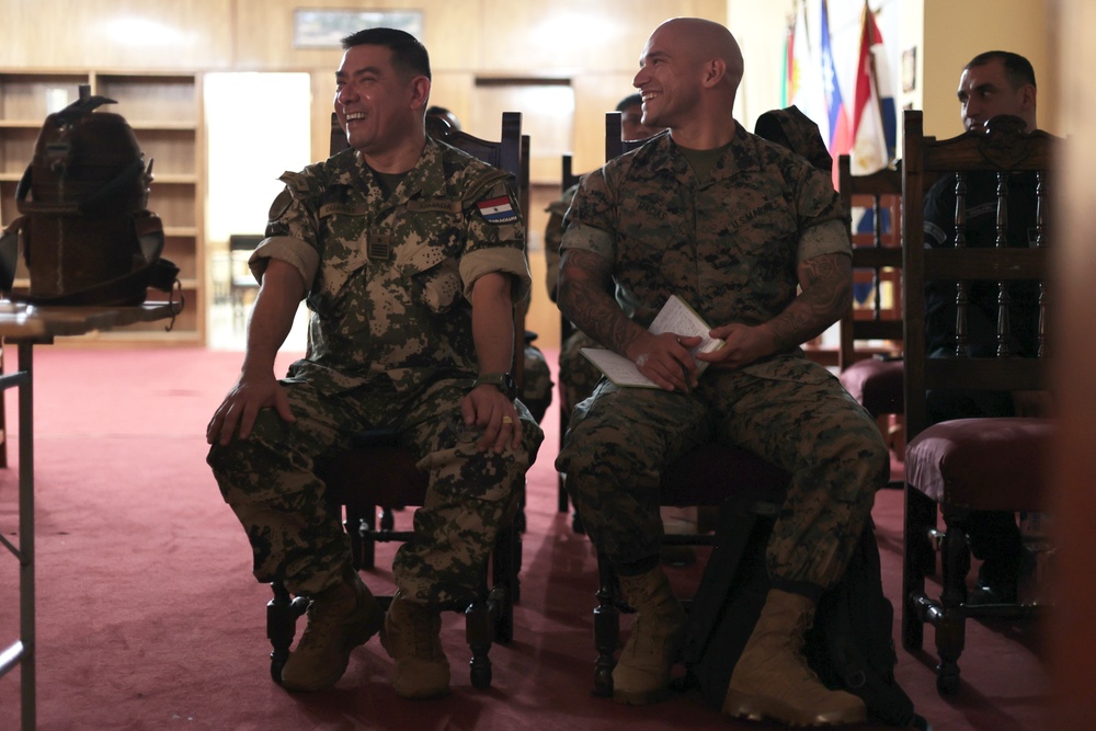 Infantería de Marina de Armada Paraguay hosts U.S. Marines for planning conference